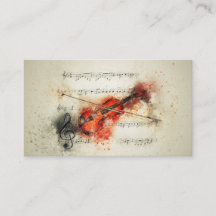 Tanz zur Music Business Card