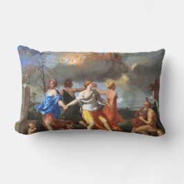 Tanz zur Musik der Zeit (von Nicholas Poussin) Lendenkissen