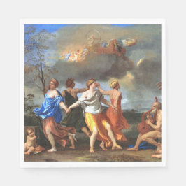 Tanz zur Musik der Zeit (von Nicholas Poussin) Serviette