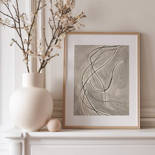 Tanzabstraktion Abraham Walkowitz Poster