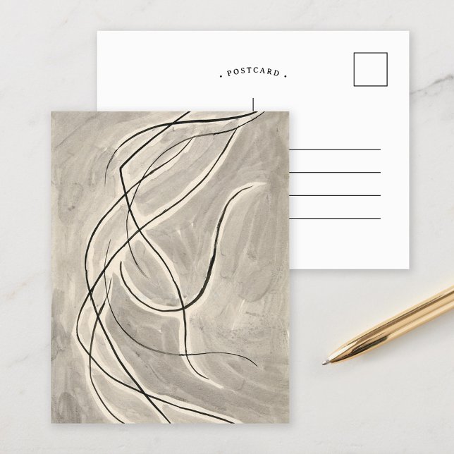 Tanzabstraktion | Abraham Walkowitz Postkarte (Von Creator hochgeladen)
