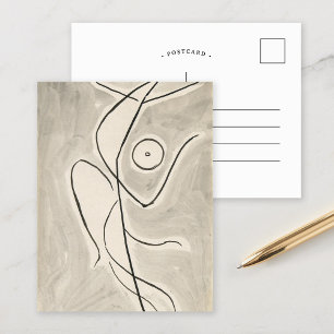 Tanzabstraktion   Abraham Walkowitz Postkarte