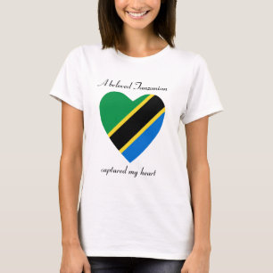 Tanzania-Flaggen-Schatz-T - Shirt