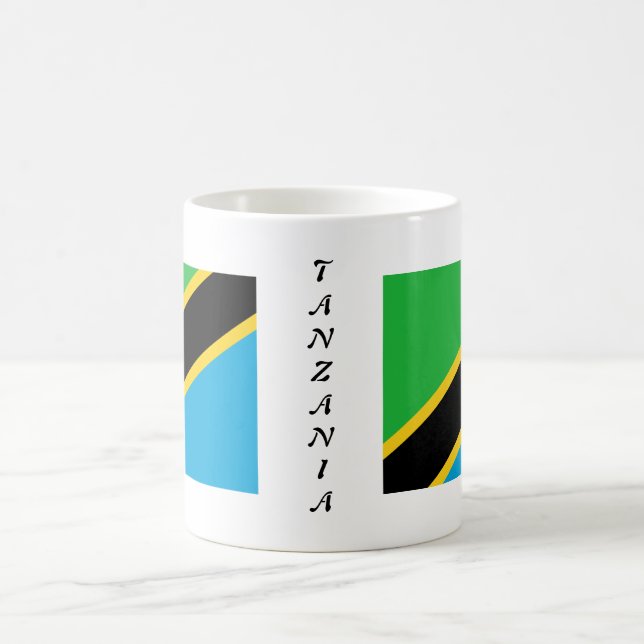 Tanzania-Flaggen-Tasse Tasse (Mittel)
