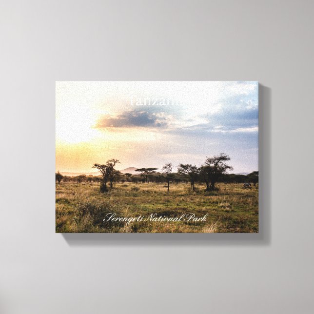 Tanzania Leinwanddruck (Vorderseite)