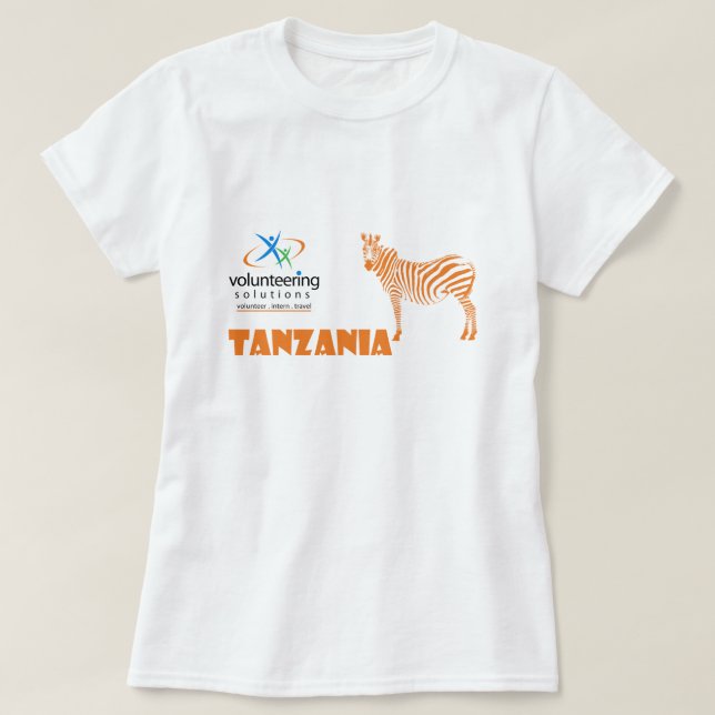 Tanzania-T - Shirt - Freiwillig erbieten der (Design vorne)
