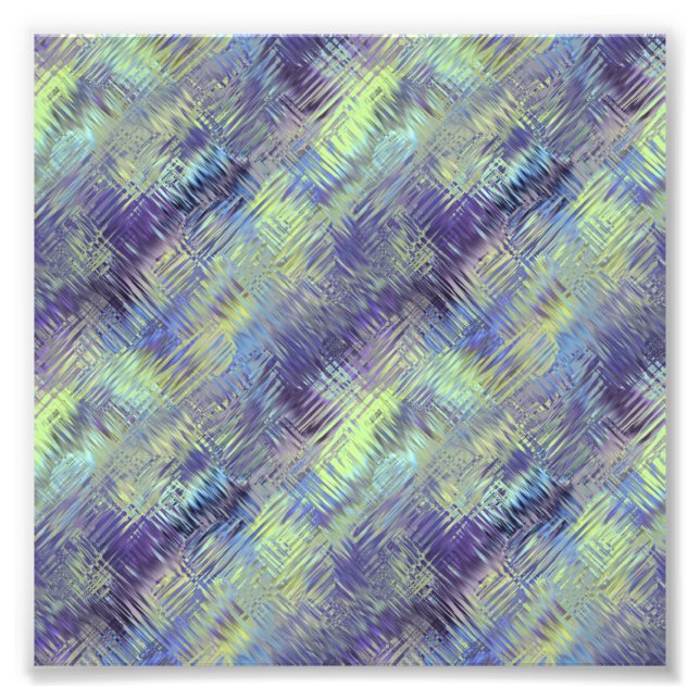 Tanzanite Blue Liquid Pattern Fotodruck (Vorne)