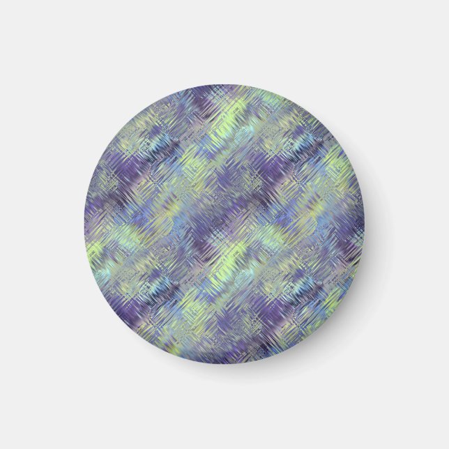 Tanzanite Blue Liquid Pattern Magnet (Vorne)