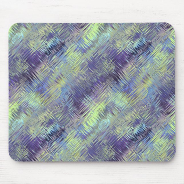 Tanzanite Blue Liquid Pattern Mousepad (Vorne)
