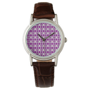 Tanzanite Gemstone Lila Armbanduhr
