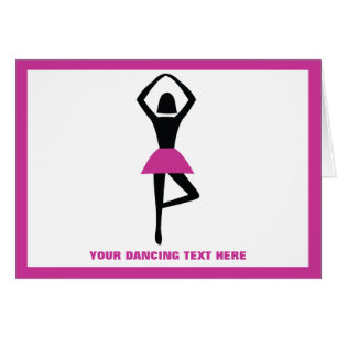 Tanzballerina, schwarz, heißrosa, Brauch