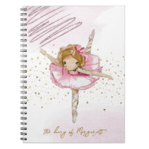Tanzballermädchen Ihr rosa Tanztagebuch