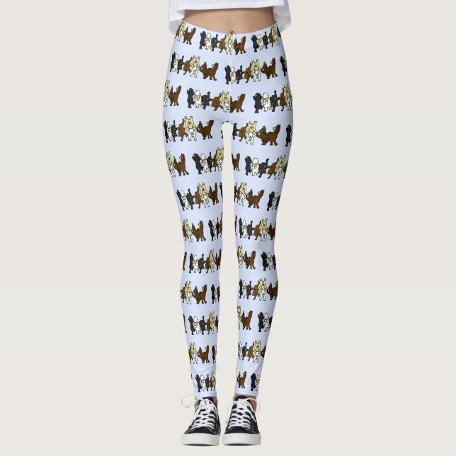 Tanzbären Leggings (Vorderseite)