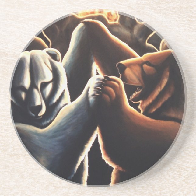 Tanzbären Untersetzer Party Tiere Untersetzer Gesc (Vorne)