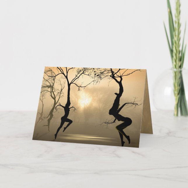 Tanzbäume Karte (Vorderseite)