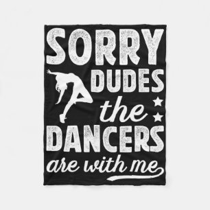 Tanzbrüder einer Tänzerin Bruder Funny Dance Bro Fleecedecke