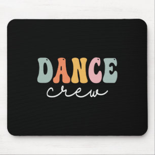 Tanzcrew Retro Groovy Vintage Glücklicher erster T Mousepad