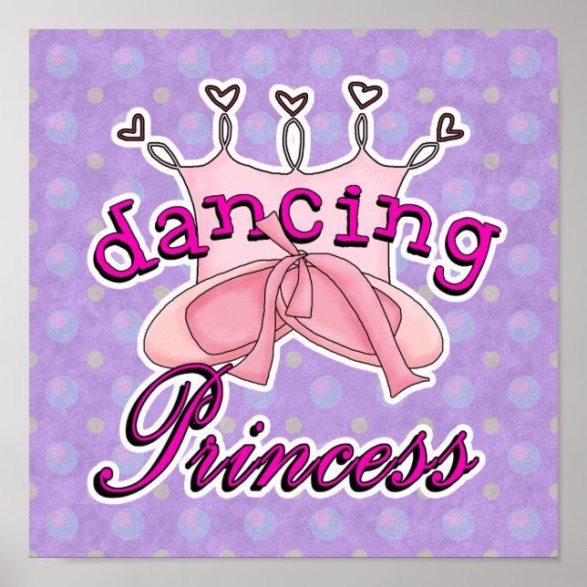 Tanzdesign in Princess Ballet Poster (Vorne)