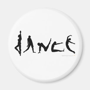 Tanzdesign-Silhouette Magnet