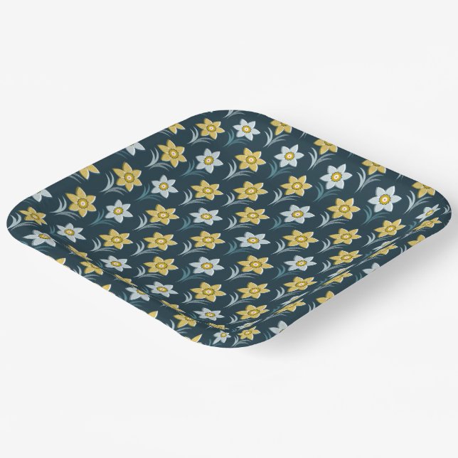 Tanzdiele Pappteller (Gewinkelt)