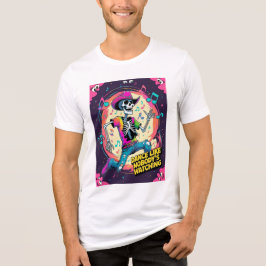Tanze, als ob niemand zusieht – Wilder Skelett-Gro Tri-Blend Shirt