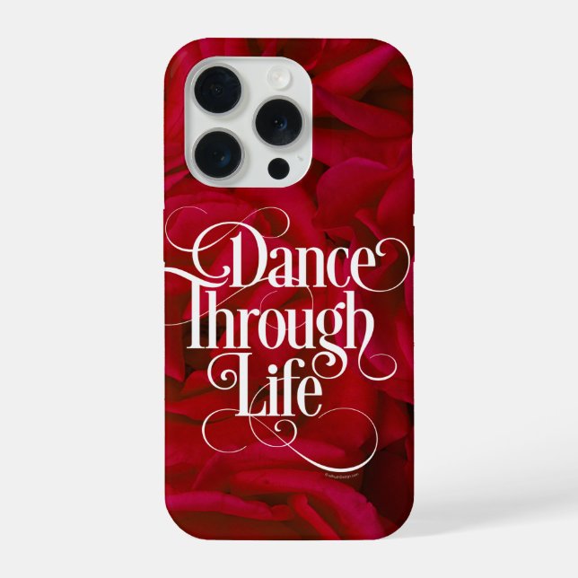 Tanze durchs Leben iPhone Hülle (Rückseite)