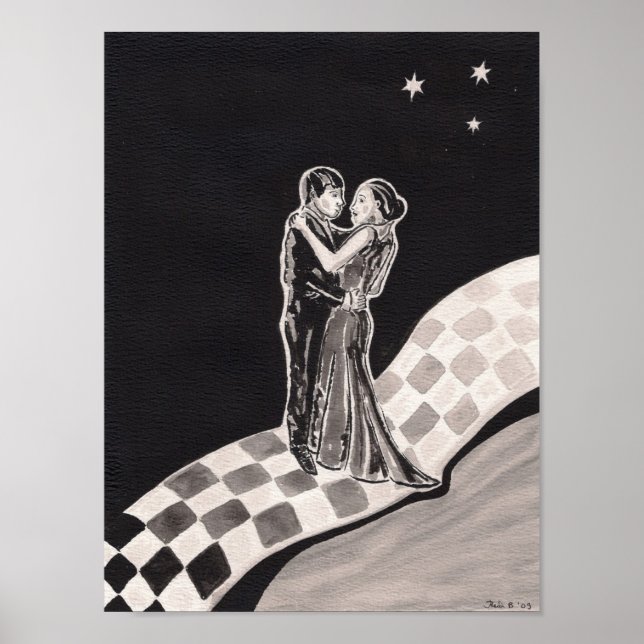 Tanze mich auf das Sternenposter Poster (Vorne)