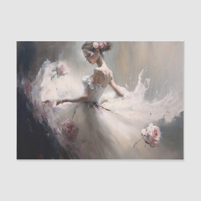 Tänze mit den Rose Seidenpapier (Vorderseite)