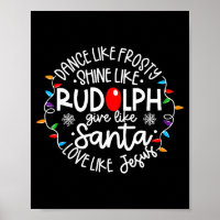 Tanze wie Frosty, strahle wie Rudolph, liebe wie J