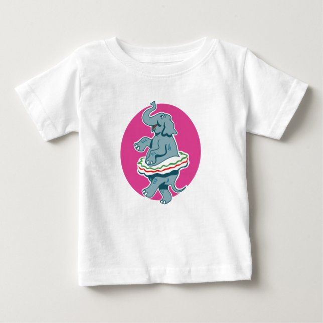 TanzElephant Baby T-shirt (Vorderseite)