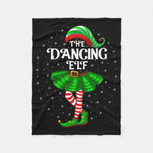 Tanzelf Weihnachtsfamilie Matching Women Girls Fleecedecke