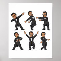 Tanzen Abraham Lincoln 4. Juli Jungs Mädchen Kind