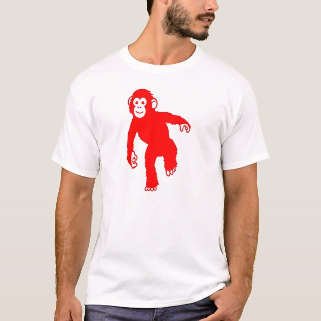 Tanzen-Affe-Shirt T-Shirt (Vorderseite)