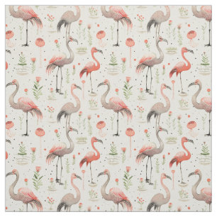 Tanzen auf Air: Whimsy Flamingo Stoff