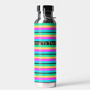 Tanzen auf den Motivierend Text oder Ihren Namen Trinkflasche
