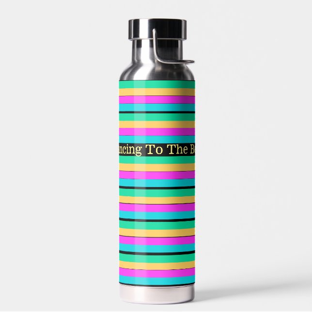 Tanzen auf den Motivierend Text oder Ihren Namen Trinkflasche (Links)