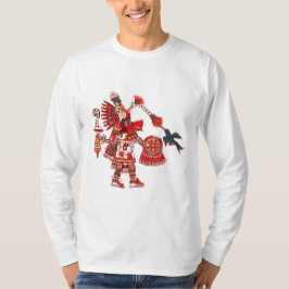 Tanzen aztekischer Shaman-Krieger T-Shirt