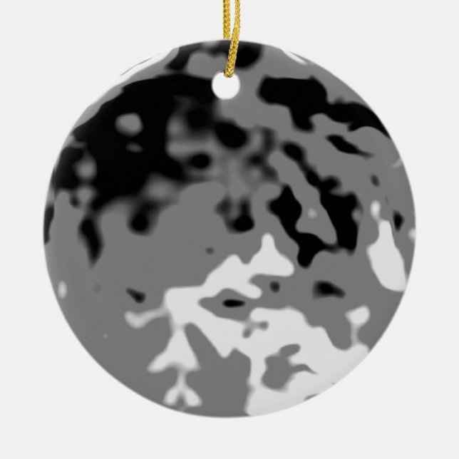 Tanzen-Ball-Goldsilber-Transport-MUSEUM Zazzle Keramikornament (Vorne)