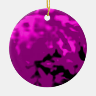 Tanzen-Ball lila silberne Tra MUSEUM Zazzle Keramikornament