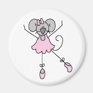 Tanzen Ballerina Mouse Magnet