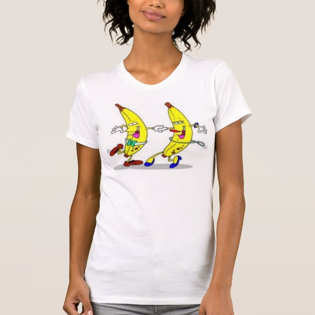 Tanzen-Bananen T-Shirt (Vorderseite)