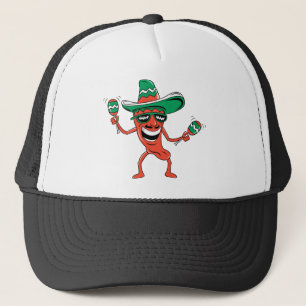 Tanzen-Chili-Pfeffer Truckerkappe