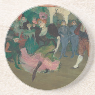 Tanzen des Bolero - Malerei Toulouse-Lautrec Getränkeuntersetzer