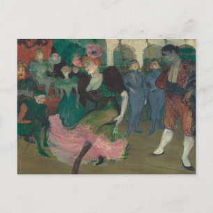Tanzen des Bolero - Malerei Toulouse-Lautrec Postkarte