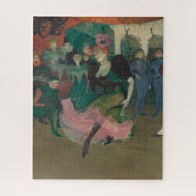 Tanzen des Bolero - Malerei Toulouse-Lautrec Puzzle (Vertikal)