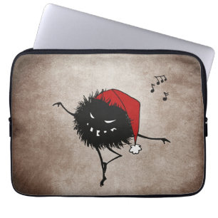 Tanzen des bösen Weihnachtsbugs Laptopschutzhülle
