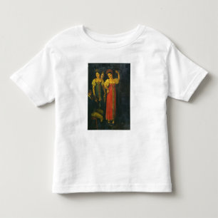 Tanzen des Violinisten und drei Frauen Kleinkind T-shirt