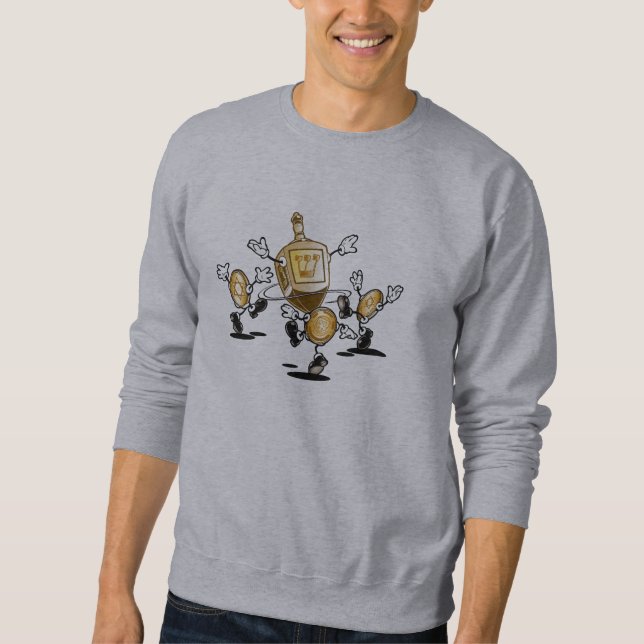 Tanzen Dreidel Sweatshirt (Vorderseite)