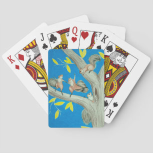 Tanzen-Eichhörnchen-Spielkarte-Plattform Spielkarten