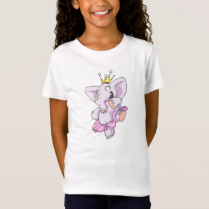 Tanzen-Elefant-Prinzessin T-Shirt